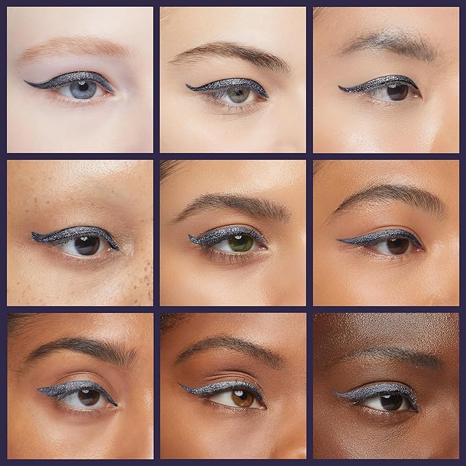 EPILYNX Liquid Eyeliner - Hypoallergenic Eyeliner with Fine Brush Tip, Long-Lasting Waterproof Eye Liner - Cruelty-Free, Vegan, Gluten-Free, Smooth Application Liquid Eye Liner, Blue 2mL
