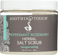 Soothing Touch Herbal Salt Scrub, Peppermint Rosemary - 20 Oz