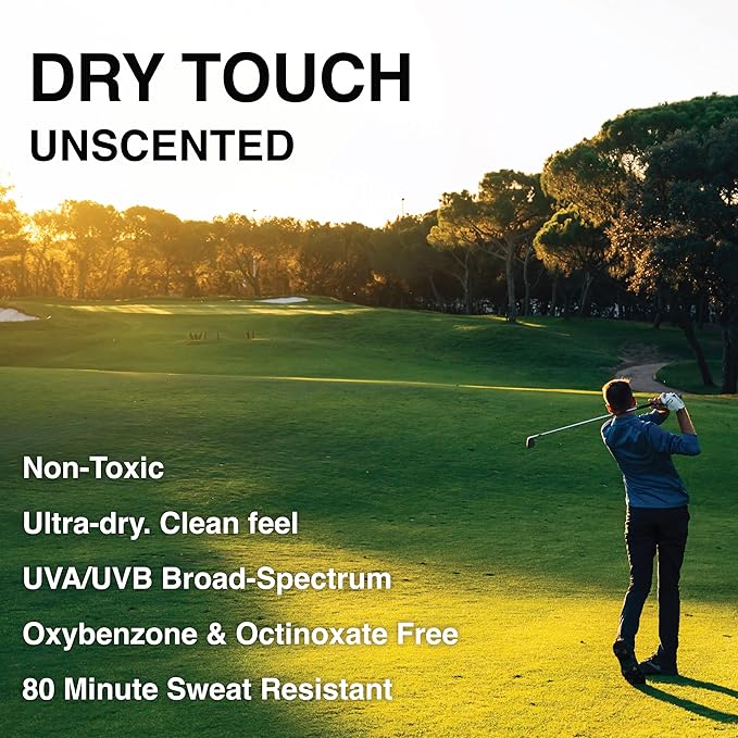 Surface Sunscreen Mineral Face Stick, Dry Touch SPF 50, Broad Spectrum UVA UVB Sun Protection for Kids and Adults, Travel Friendly, Water Resistant for 80 Minutes, Fragrance Free, 0.5oz