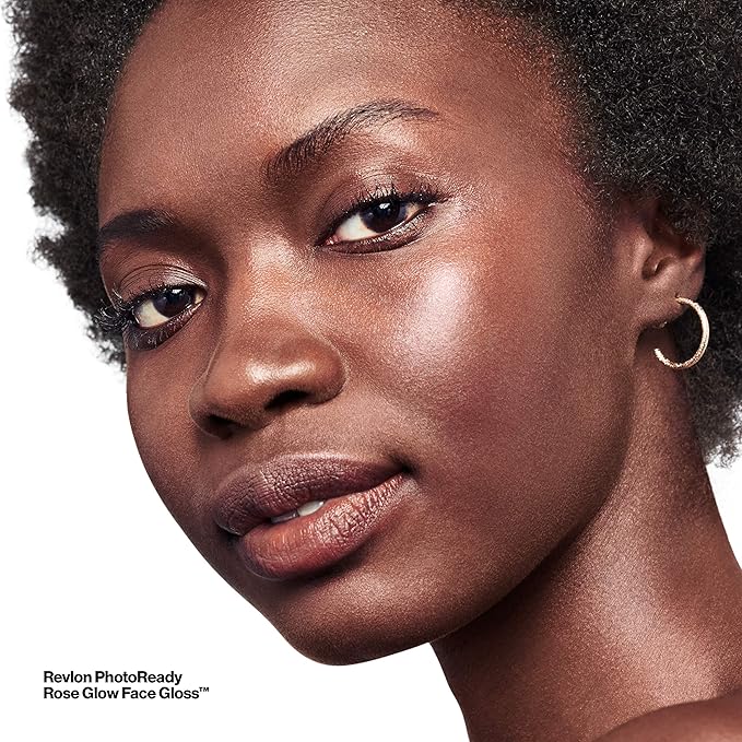 Revlon PhotoReady Face Gloss Rose Glow Primer, Makeup for All Skin Types, Hydrates, Illuminates & Moisturizes, Infused with Glycerin & Olive Oil Extract, 80% Water, 1 Fl Oz (Pack of 2)