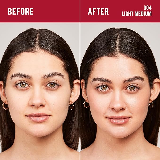 Rimmel Multi-Tasker Better Than Filters, 004 Light Medium, Face Primer, Glow Booster and Highlighter, Vegan Formula, Anti-Ageing Benefits, Light-Reflecting Pigments, Giant Soft-Touch Wand, 1oz