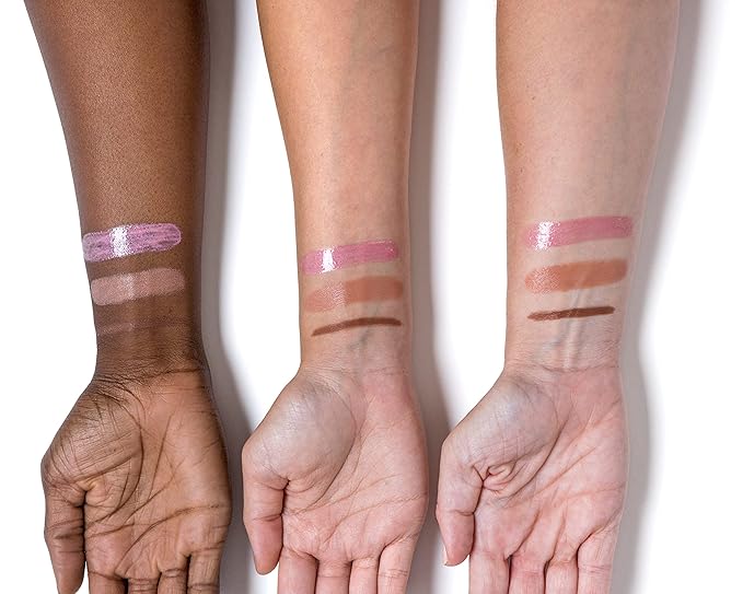 Rinna Beauty Icon Lip Kit - Delilah - All-in-One Lip Kit Includes Lipstick, Lip Gloss, Lip Liner - PINK NUDE look - Anti-Aging, Moisturizing, Long-Lasting: Vegan, Cruelty-Free - 1 each