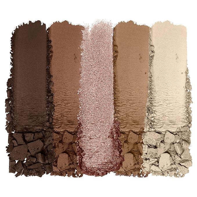 wet n wild Color Icon Eyeshadow Makeup 5 Pan Palette, Matte, Shimmer, Metallic, Long Wearing, Rich Buttery Pigment, Cruelty Free - Walking On Eggshells (Pack of 2)