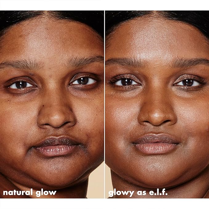 e.l.f. Halo Glow Liquid Filter, Complexion Booster For A Glowing, Soft-Focus Look, Infused With Hyaluronic Acid, Vegan & Cruelty-Free, 6 Tan/Deep