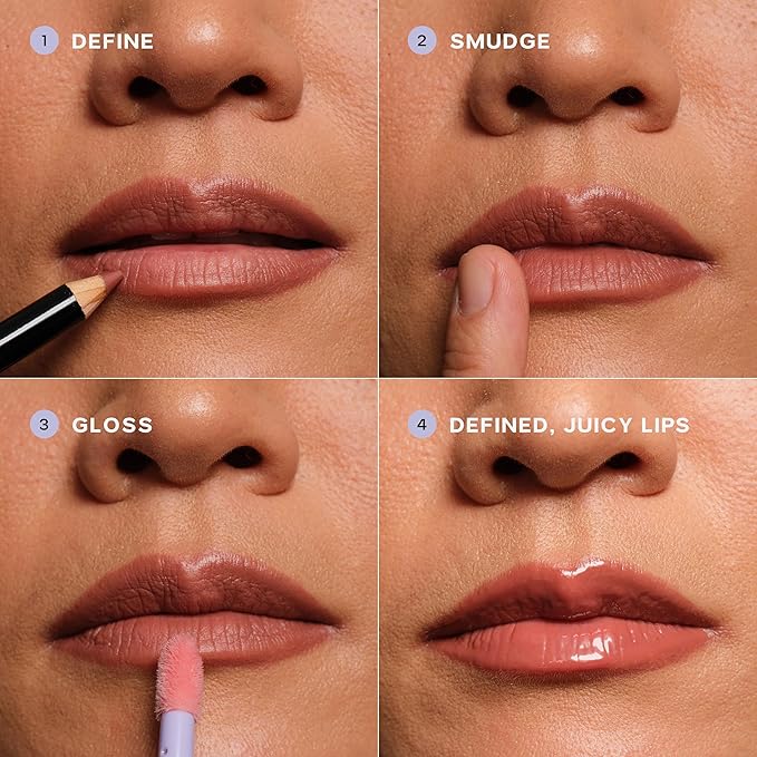 Saie Lip Liner 101 - Lip Pencil Made with a Creamy, Soft Matte Formula for a Naturally Framed or Fully Filled Look - Supercharged with Shea Butter & Jojoba Oil - Wink (.05 oz)