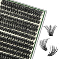 Lash Clusters 280Pcs Eyelash Clusters KEYYOU 80D 0.05D Curl 9-18MIX Clusters Lashes Super Soft Cluster DIY Eyelash Extension at Home(80D-0.05D,9-18MIX)