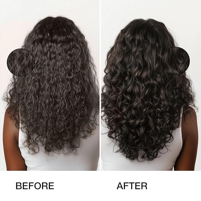 GKHAIR Smoothing Serum - 100% Pure Organic Argan Oil Hydrating Strength Shine Dry Damaged Repair Anti-Frizz Moistures Nourishment & Weightless Styling All Hair Types