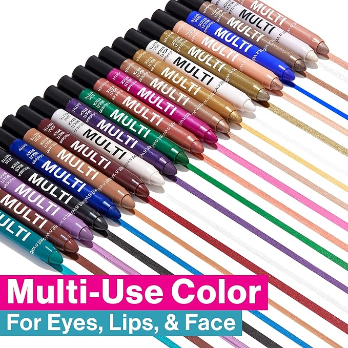 wet n wild Color Icon Cream Eyeliner Eyeshadow Multi-Stick, Moisturizing, Nourishing Velvety Cream-to-Powder Buildable & Blendable Formula, Cruelty-Free & Vegan - Not So Calm Waters