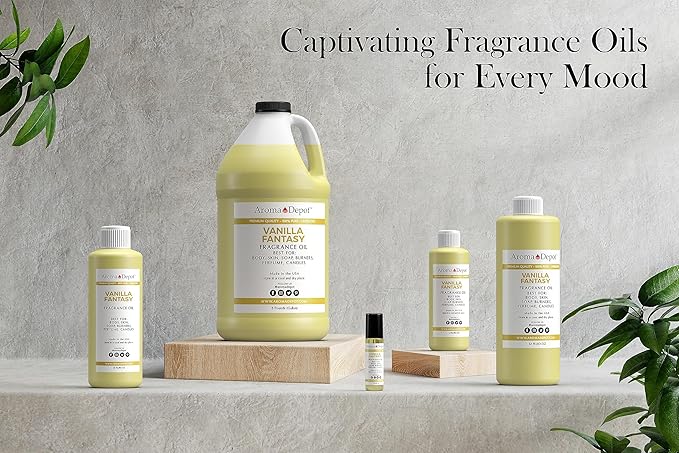 1oz / Vanilla Fantasy Perfume Oil for Making, Body Oil, Soap, Candle Making & Incense. Our Version is a Premium Quality Undiluted & Alcohol Free