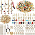 ZadaBelly Charms Lip Gloss Keychain Making Kit, 404 Pcs DIY Bag Charm Kit for Craft Supplies