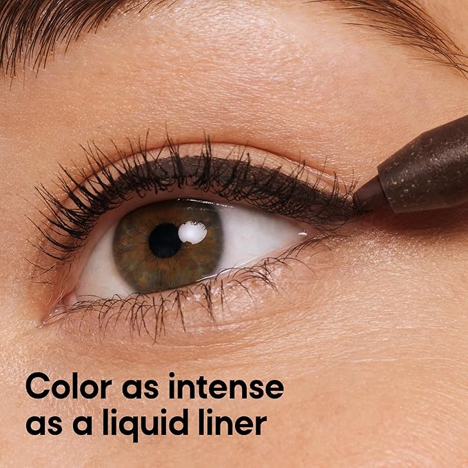 Almay Gel Eyeliner, Waterproof, Fade-Proof Eye Makeup, Easy-to-Sharpen Liner Pencil (Packaging May Vary), 110 Rich Black, 0.045 oz