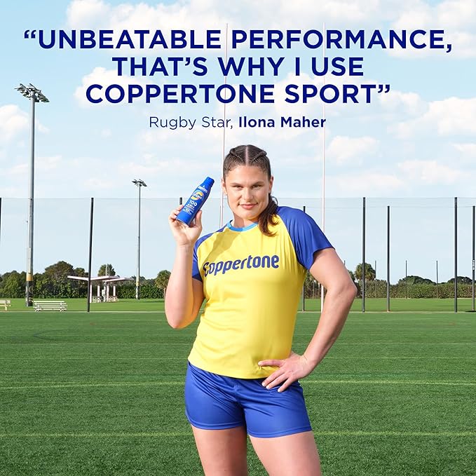 Coppertone SPORT Continuous Sunscreen Spray Broad Spectrum SPF 100 (5.5 Ounce) (Packaging may vary)