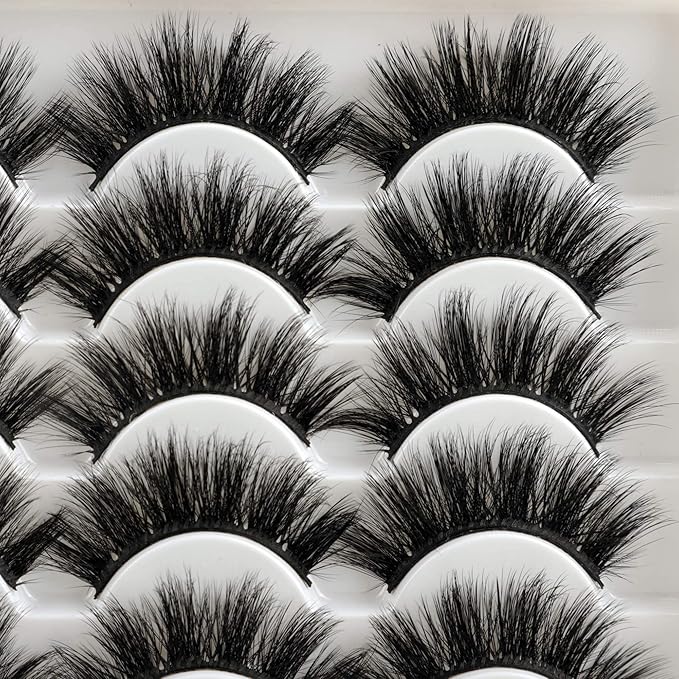 ALICE Eyelashes Fluffy Volume Eye Lashes Pack 20MM Long Fake Eyelashes Soft Faux Mink12 Pairs