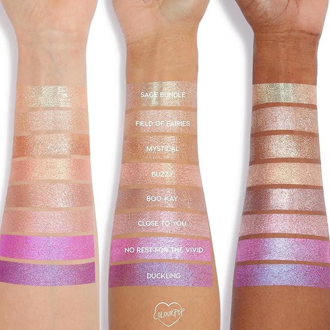 ColourPop Jelly Much Gel Eyeshadow - Glitter Eyeshadow with a Water-Based Gel Formula - Provides Intense Color Payoff with Minimized Creasing & Fading - Close To You (0.23 oz)