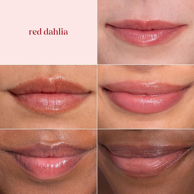 Burt's Bees Lip Tint Balm, Mothers Day Gifts with Long Lasting 2 in 1 Duo Tinted Balm Formula, Color Infused with Hydrating Shea Butter, Red Dahlia + Rose (2-Pack)