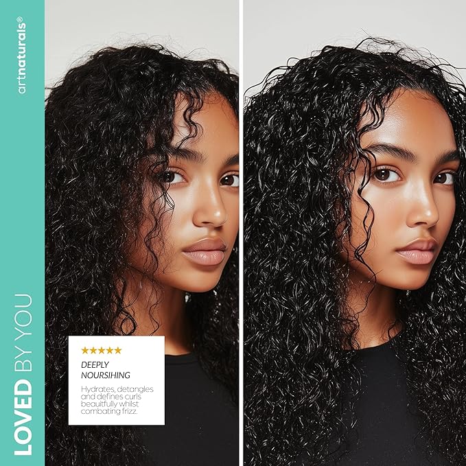 Artnaturals Rosemary & Castor Oil Leave-In Conditioner - (8 Fl Oz / 236ml) - Made with Organic and Natural Ingredients - for All Hair Types – Treatment for Damaged Hair (8 Fl Oz (Pack of 2))