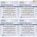 Ardell Individual Lashes Soft Touch - Short Black, Knot-Free False Eyelashes, Natural Look DIY Eyelash Extensions, 56 Lash Clusters Per Pack