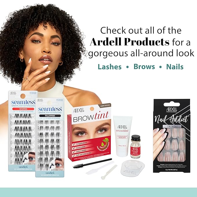 Ardell Active Gainz Lashes - Sweat-Proof & Long-Lasting Wispy, Comfortable Wear False Eyelashes, 4 Pairs