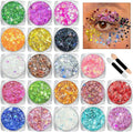 Body Glitter Face Glitter Makeup Festival Glitter, 20 Colors Face and Body Glitter Gel, Hair Glitter Gel, Body Makeup