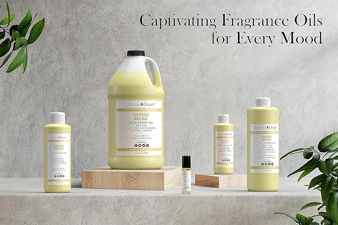 Aroma Depot 8 oz / 8 Ounce China Musk Unisex Perfume/Body Oil Our Interpretation, Premium Quality Uncut Fragrance Oil