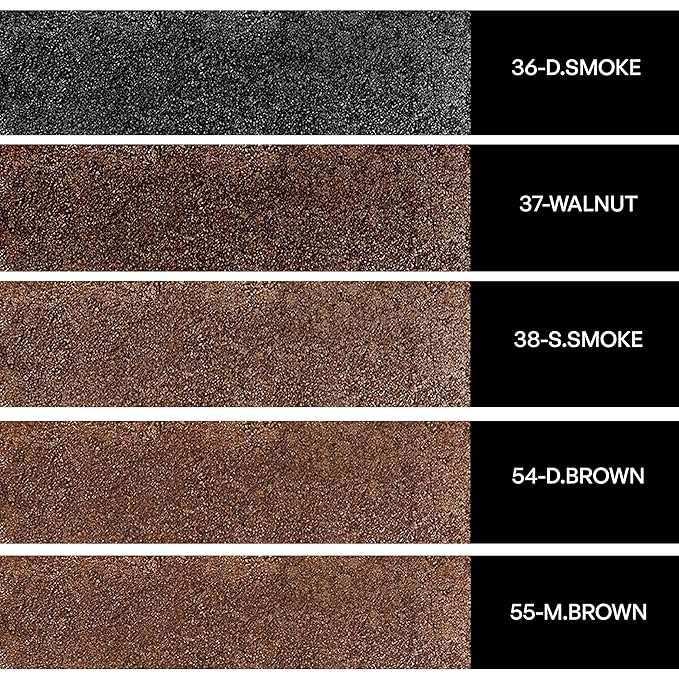 SORMÉ Smudge Proof Long Lasting Eye brow Powder for Women - Always Perfect Brows with Brush and 3 Shaping Eyebrow Stencils (Fine, Medium, Full) - Finest Color Pigment Eyebrow Filler - Soft Smoke