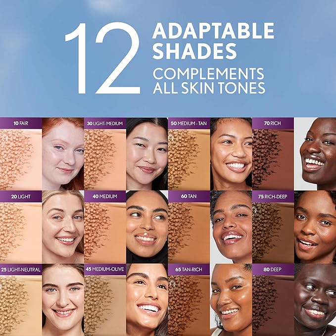 Covergirl Simply Ageless Skin Perfector Essence Foundation, 60 Tan, Tinted Skin Perfector, Skincare Makeup Hybrid, Sheer Tint, Radiant Finish, Skin-Like Finish, Vegan Formula, 1.0oz