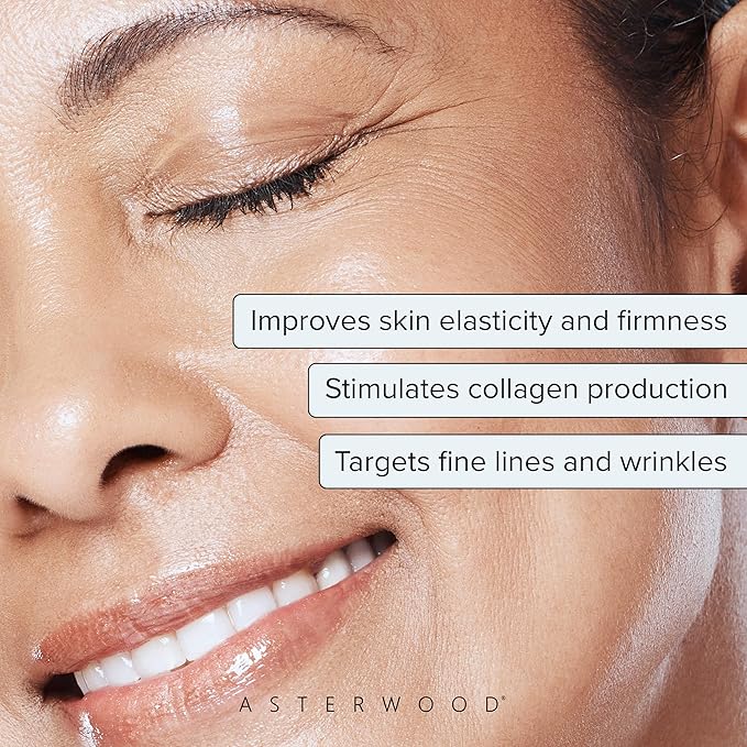 Asterwood Copper Peptides Serum for Face - Tightening, Repairing, Collagen Boosting - with GHK-Cu Peptide and Hyaluronic Acid - 2 Fl Oz