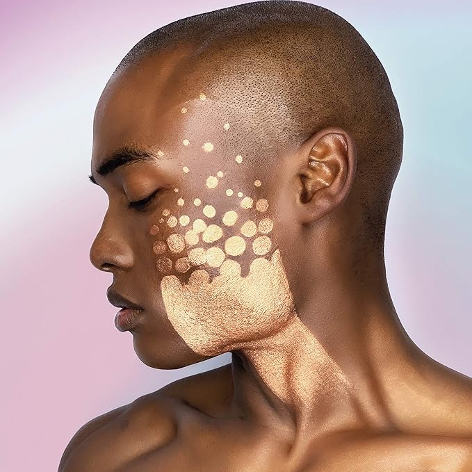 Stencil1FX - Bubble Up Water Droplets Eye Makeup Stencil for Costumes, Dress Up, Halloween, Cosplay, Face Painting, Raves, Festivals, Parades, Parties