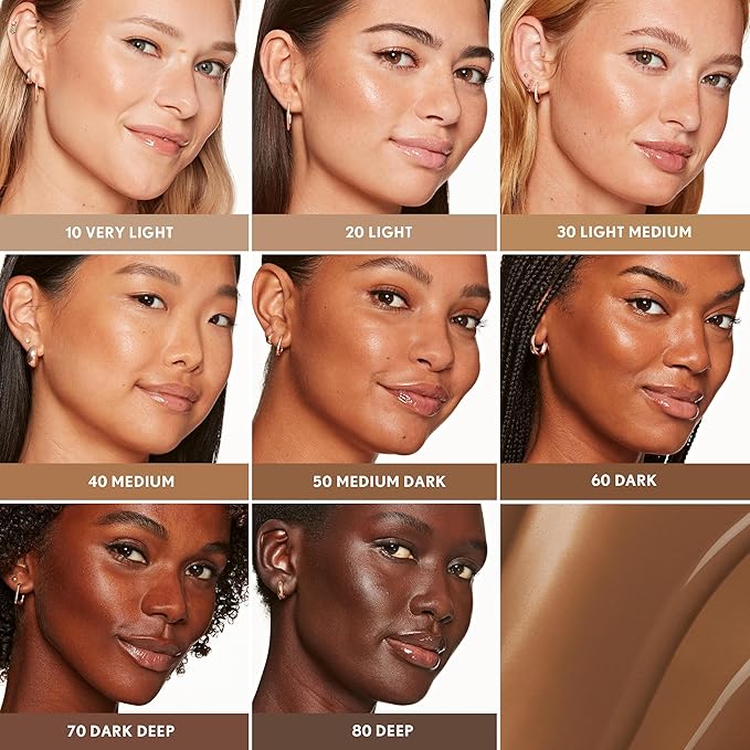 COVERGIRL TruBlend Sun & Sculpt Bronzing Glow Serum, Buildable, Radiant Glow, Wand and Pump Applicator - 50 Medium Dark