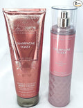 Bath and Body Works - Champagne Toast - Fine Fragrance Mist and Ultra Shea Body Cream - Full Size –2019