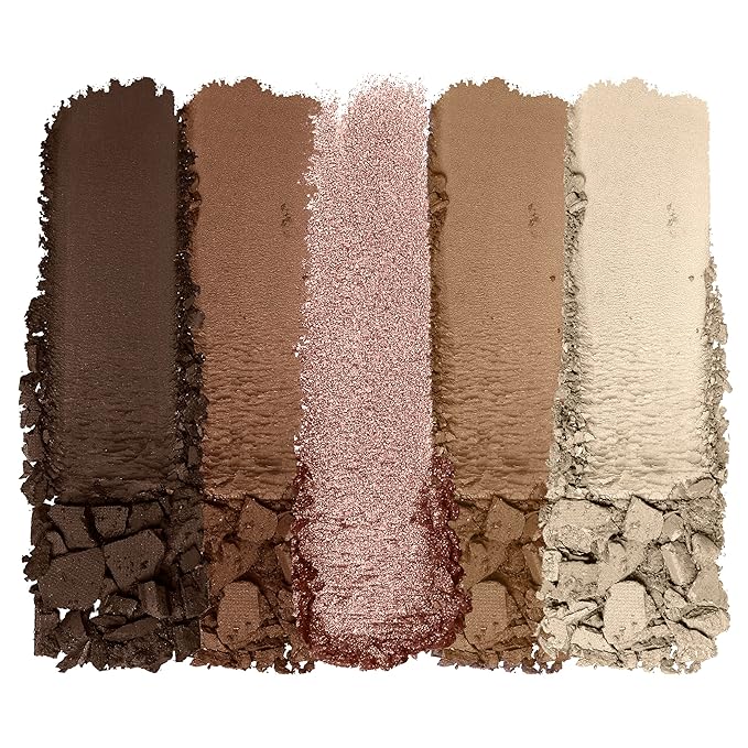 wet n wild Color Icon Eyeshadow Makeup 5 Pan Palette, Matte, Shimmer, Metallic, Long Wearing, Rich Buttery Pigment, Cruelty Free - Walking On Eggshells (Pack of 2)