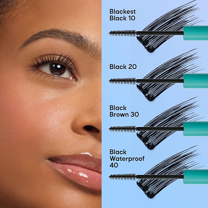 Almay Lengthening Mascara, Volume & Lift, Eye Makeup, Hypoallergenic and Fragrance Free (Packaging May Vary), 020 Black Brown, 0.24 fl oz