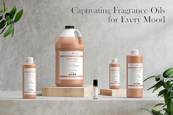 Peach Type Perfume/Body Oil Our Interpretation, Premium Quality Uncut Fragrance Oil (1 Ounce Plastic)