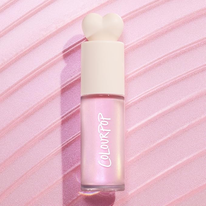 ColourPop Hi-Lite Dewy Liquid Highlighter - Ultra-Reflective Face & Body Illuminator - Glowy Summer Makeup with Hyaluronic Acid & Niacinamide for a Blendable Glow - Pink Pony (0.38 oz)