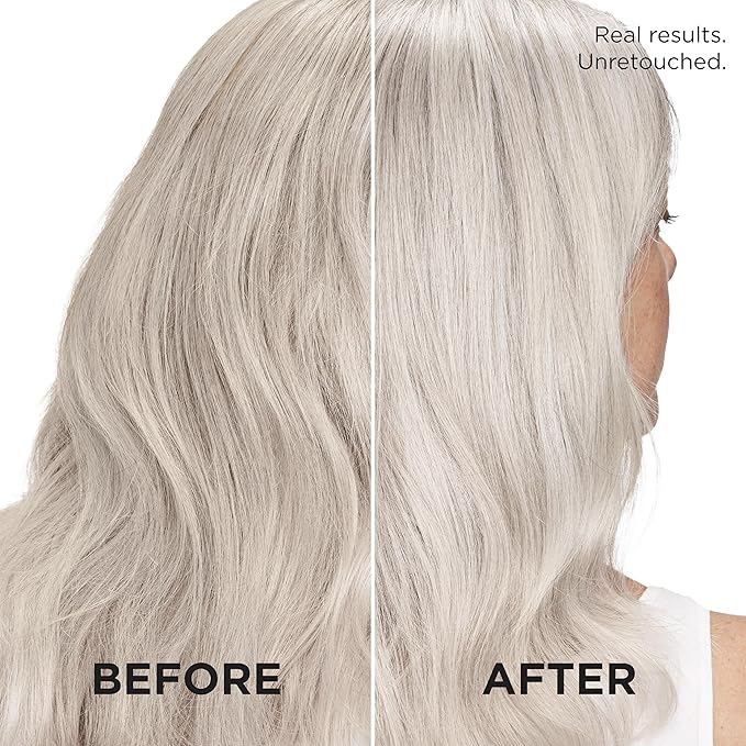 L'Oreal Paris EverPure Silver Care Sulfate Free Shampoo and Conditioner Set,Nourishing Vegan Formula with Peptides for Brightening Gray Hair,1 Kit,(Pack of 3)
