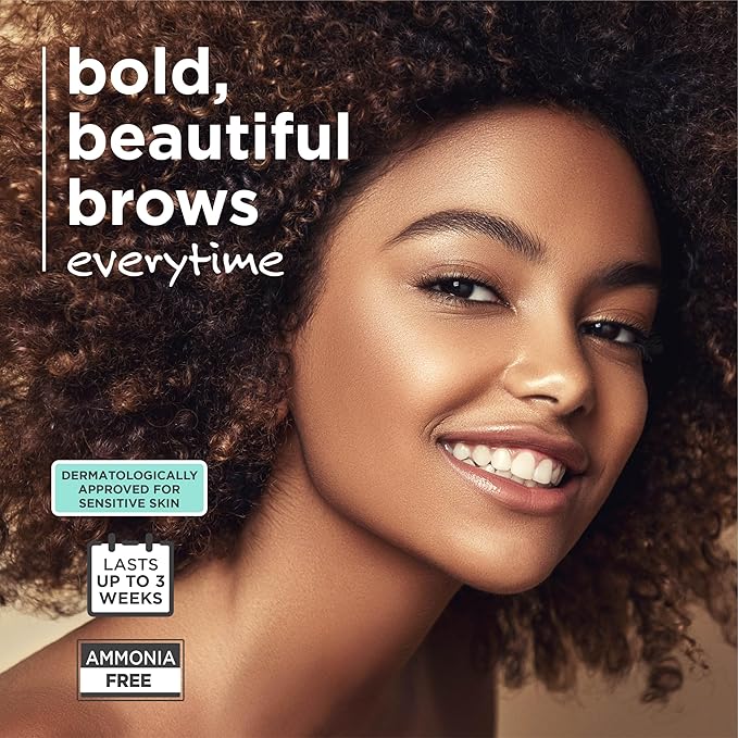 Julienne Sensitive Brow Tint Kit (Dark Brown)