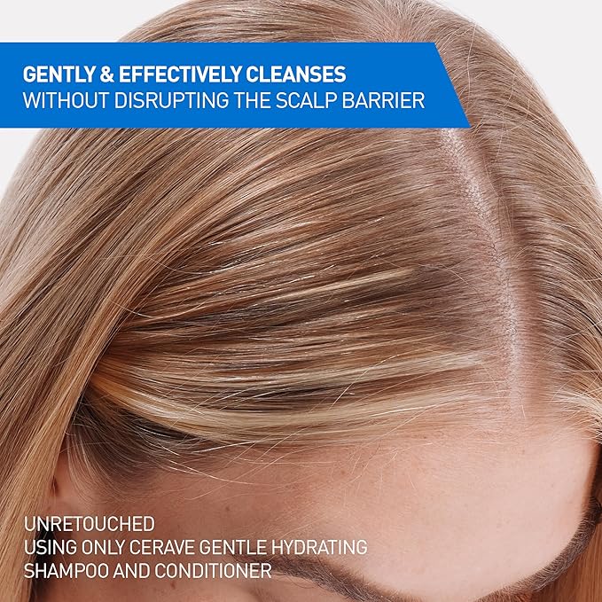 CeraVe Gentle Hydrating Conditioner, Hair Conditioner With Ceramides, Niacinamide & Hyaluronic Acid, Sulfate Free & Color Safe, Moisturizing Conditioner For All Hair & Scalp Types (Pack of 6)