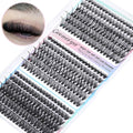 Natural Lash Clusters 8-16MM Wispy Lash Extensions 30D+40D+50D Cluster Eyelash Extensions 360Pcs Wispy Individual Eyelashes by Geeneiya