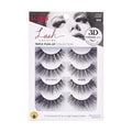KISS Triple Push-Up, False Eyelashes, 'Bombshell', 14mm, Includes 4 Pairs Of Lashes, Easy to Apply, Reusable Lash Clusters