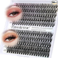 Pawotence Lash Clusters 200pcs Individual Lashes 30D 40D Cluster Eyelash Extensions 11-16mm Eyelash Clusters Lash Extensions for Self Application (30D&40D, 0.07D, 11-16mm Refill)
