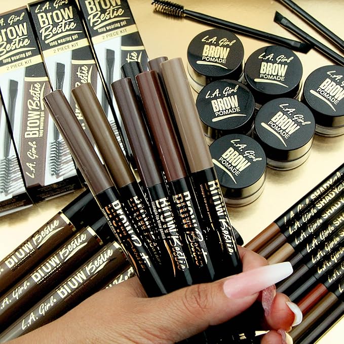 L.A. Girl Brow Bestie Gel With Dual-Ended, Dark Blonde GBG381