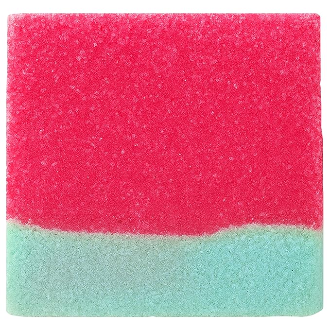 ANIHANA Exfoliating Soap Bar with Coconut Oil, Moisturizing, Gentle, Exfoliating Body Scrub, Refreshing Watermelon Crush Scent, 3.53 Oz
