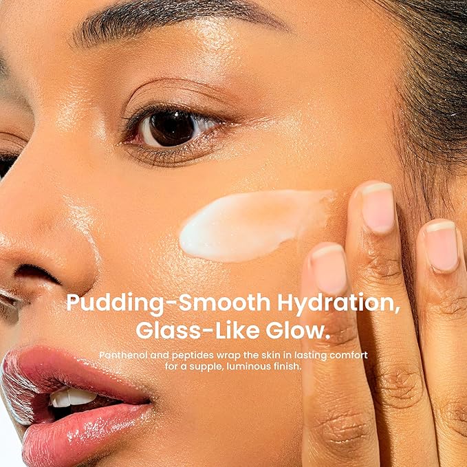 Glow Skin Hydro Cream – 72-Hour Deep Moisture & Barrier Support for Glowing, Supple Skin | Panthenol & Biopeptides | Non-Sticky Pudding Texture | 80 ml / 2.70 fl. oz.