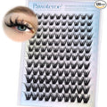 Pawotence Manga Lash Clusters Wispy Cluster Eyelash Extensions 10-16mm Individual Lashes Clusters Spiky Lash Extension DIY False Eyelashes Clusters