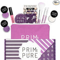 Prim and Pure Kids Makeup Gift Set - Stencil, Makeup Eyeshadow Bioglitter Lip Gloss and Cosmetic Bag Mirror Makeup Brush Accessories (Fairy Purple)