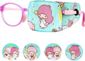 Astropic Cotton & Silk Eye Patch for Kids Glasses (Left Eye, Fairy - Magic Wand)