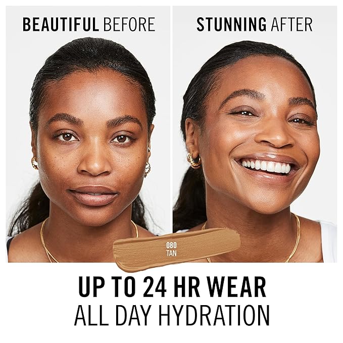 Rimmel London, Multi-Tasker Concealer, 080 Tan, Crease-Proof, Transfer-Proof, Waterproof, Up To 24-Hour Wear, Vegan Formula, 0.33oz (Pack of 2)