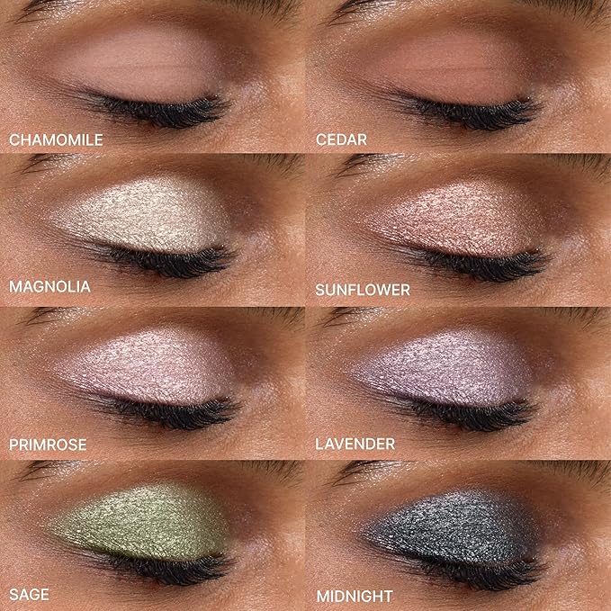 Winky Lux Rose Petal Liquid Eyeshadow, Longwear, Buildable, High-Pigment, Blendable, Crease-Proof, with Hydrating Vitamin E & Mango Seed Butter, Clean Beauty, Cruelty-Free, Vegan, Chamomile Matte