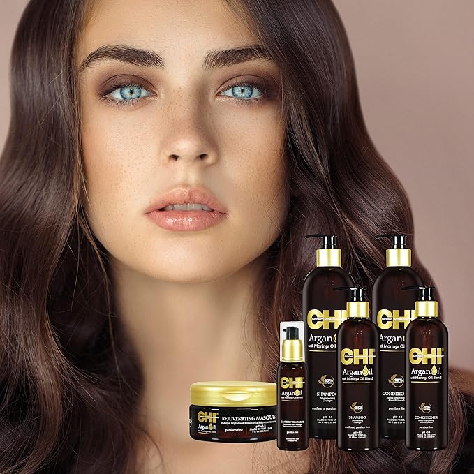 CHI Argan Oil Plus Moringa Oil Shampoo Unisex Shampoo 25 oz