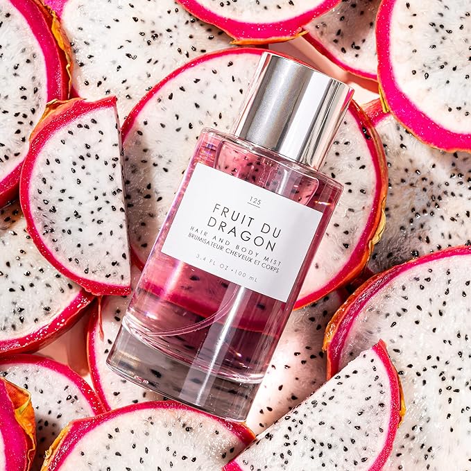 Le Monde Gourmand Fruit du Dragon Hair & Body Mist for Women, Hair Perfume & Body Spray, Dragonfruit Coconut Water Tropical Fruits Scent, Vegan & Cruelty Free, 3.4 fl oz (100 ml)